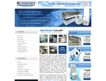 Tablet Screenshot of humidifirst.com